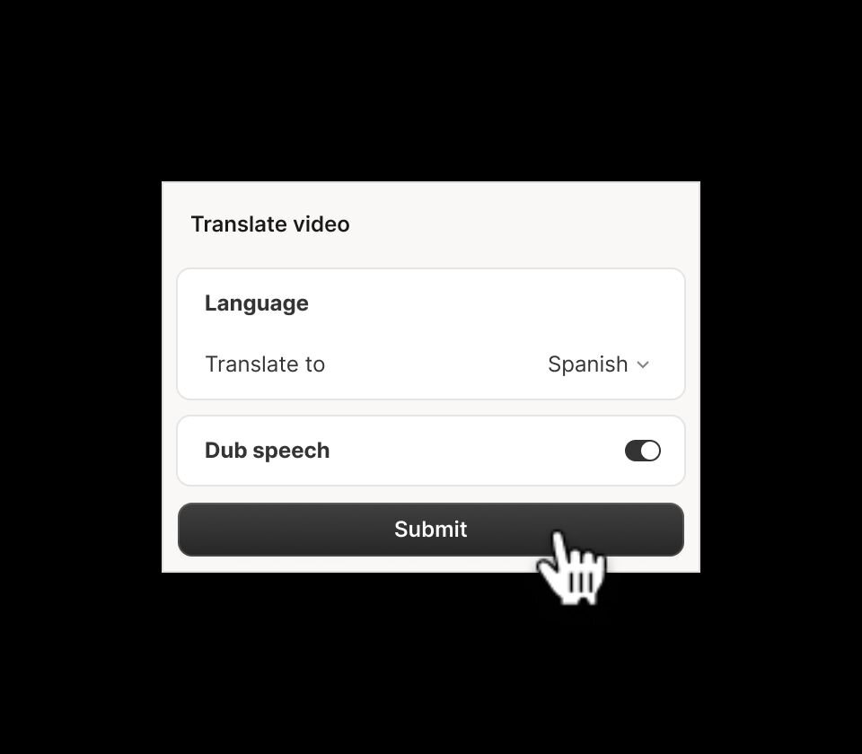 Press translate