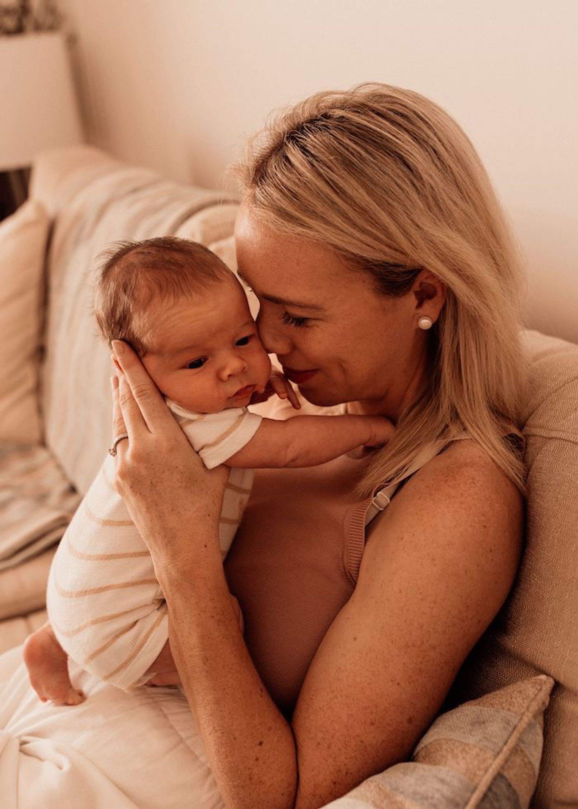 Mother with Newborn in Perth supported by Hush healthcare