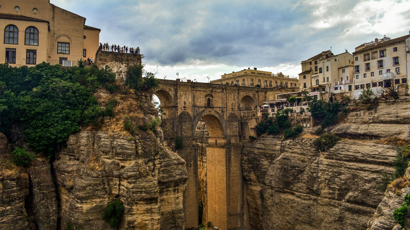 Ronda and its Puente Nuevo bridge over the El Tajo gorge, one of Spain most dramatic landscapes