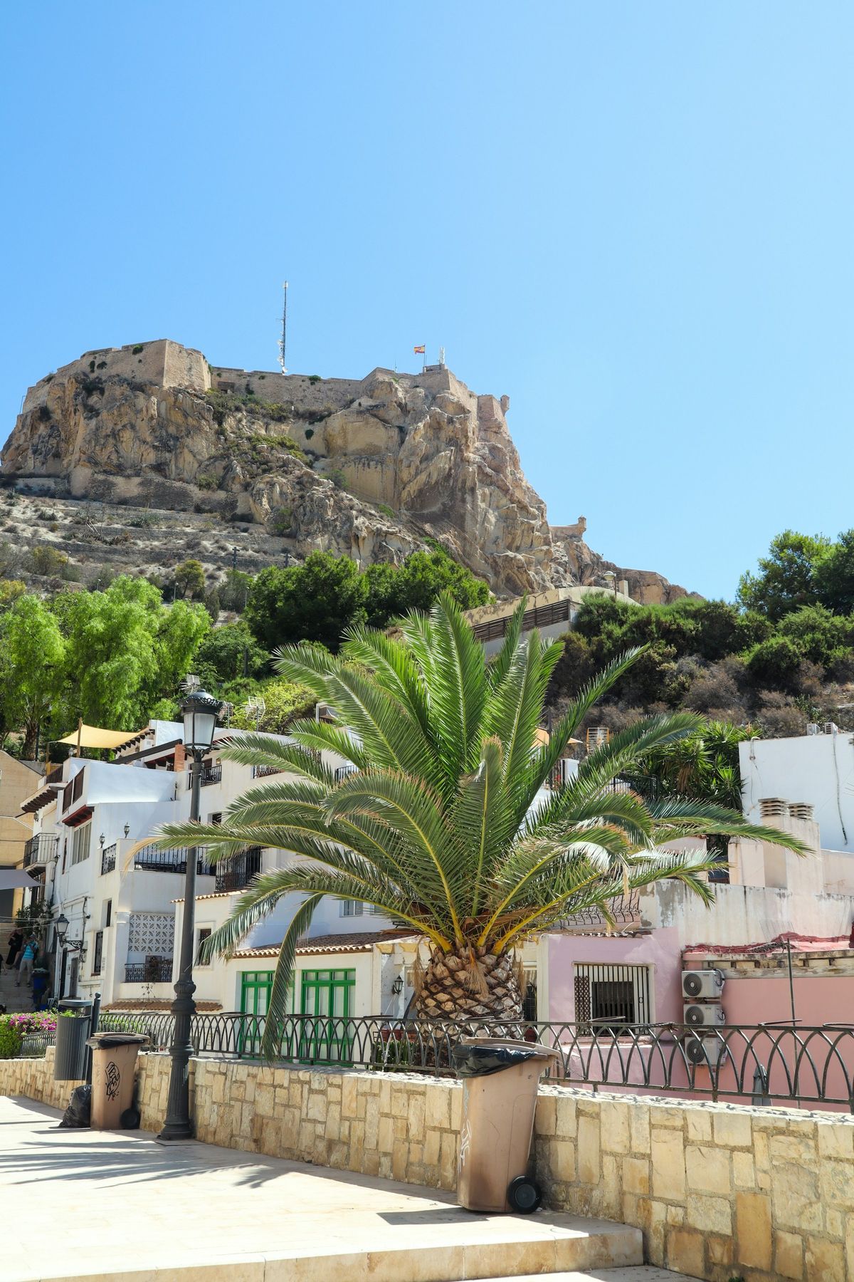 Santa Bárbara Castle looking over the old town of Alicante