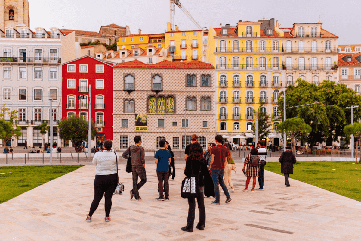 Expat family living in Lisbon