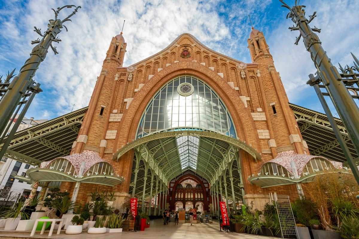 The Mercado de Colón, the modernist landmark at the centre of Pla del Remei, Valencia