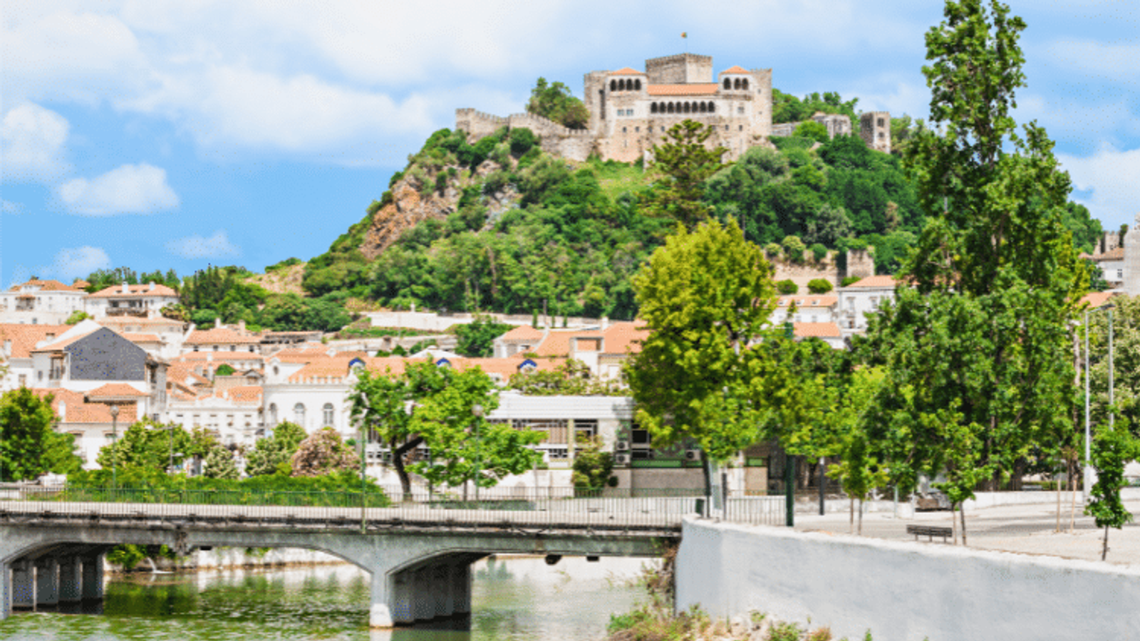 Viver em Leiria uma pequena cidade litorânea de Portugal