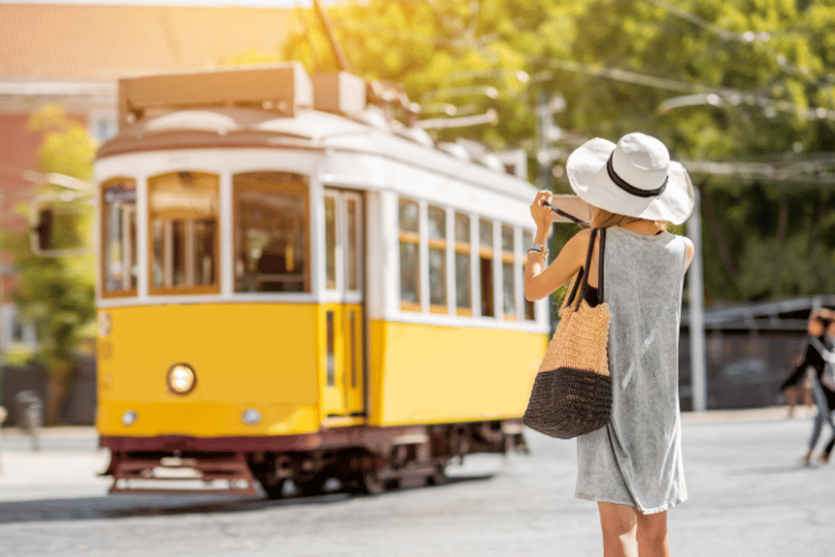 transporte público em Portugal ou França
