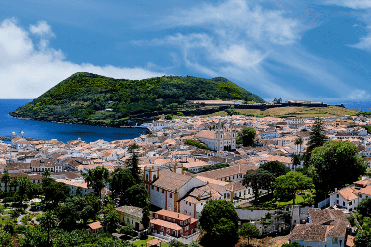 Terceira island on the Azores