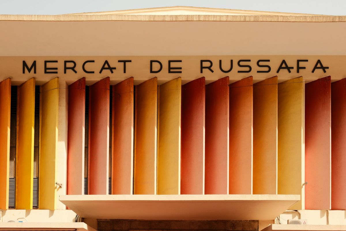 The Mercat de Russafa, the neighbourhood food market at the heart of Ruzafa, Valencia