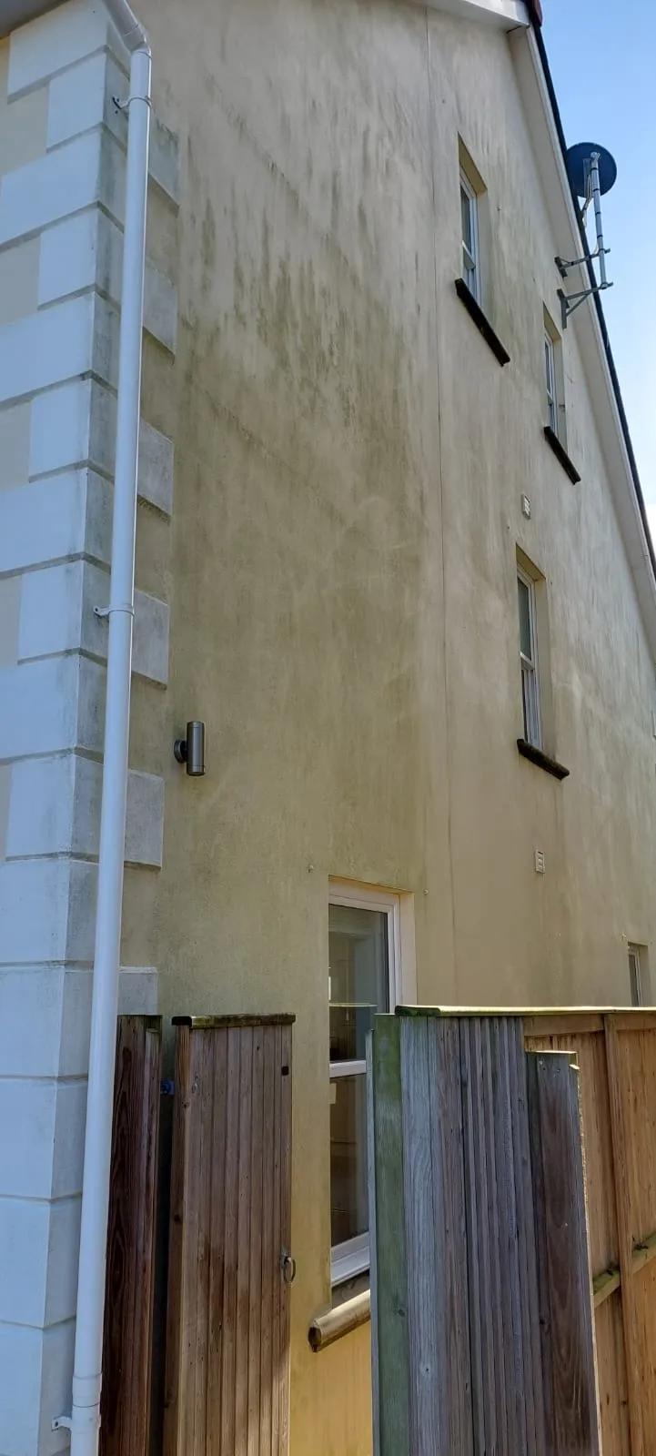 Large render wall before