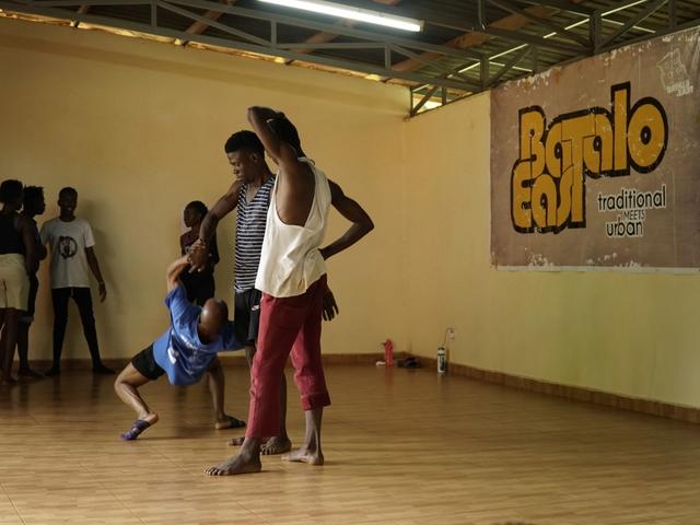 Dancers at a Batalo East regional exchange programme workshop