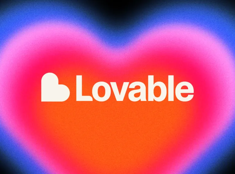 Screenshot of Lovable Brand Identity