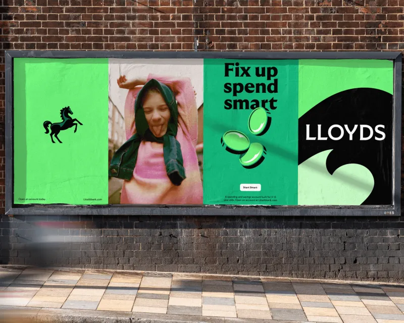 Screenshot of Lloyds Brand Identity