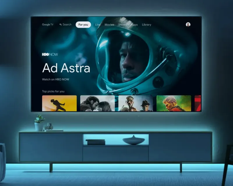 Screenshot of Google TV Product Experience