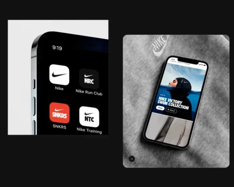 Screenshot of Nike Digital Design System