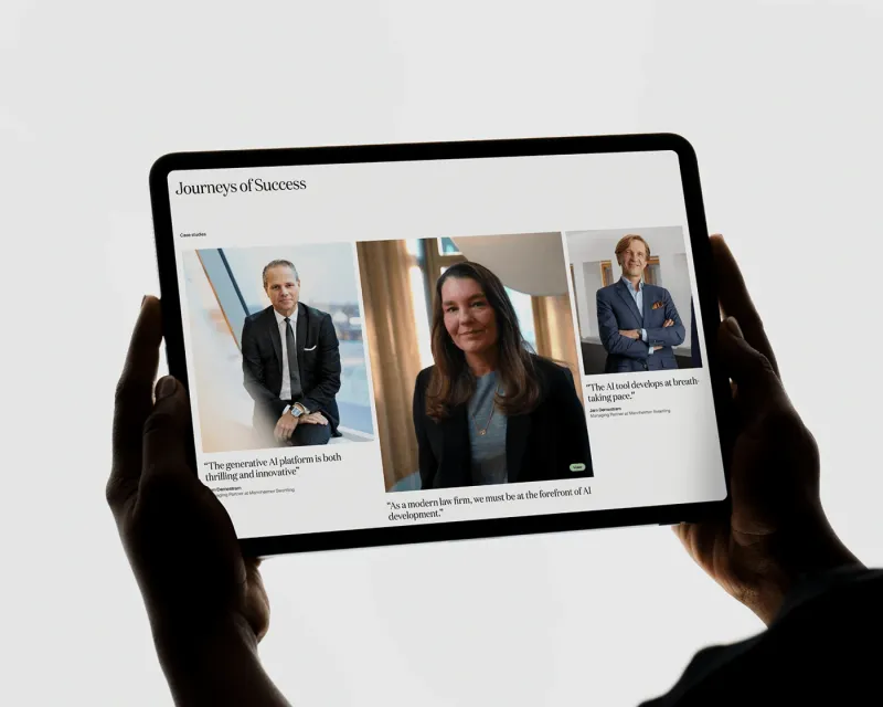 Legora Web Repositioning & Design Systemestudio digital expression for enterpris…