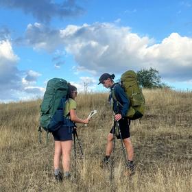 Simon am Wandern