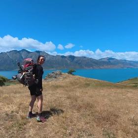 Janina am Wandern