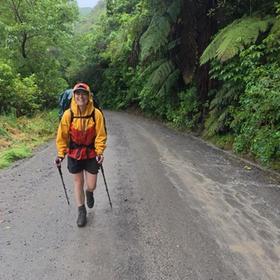 Janina am Wandern
