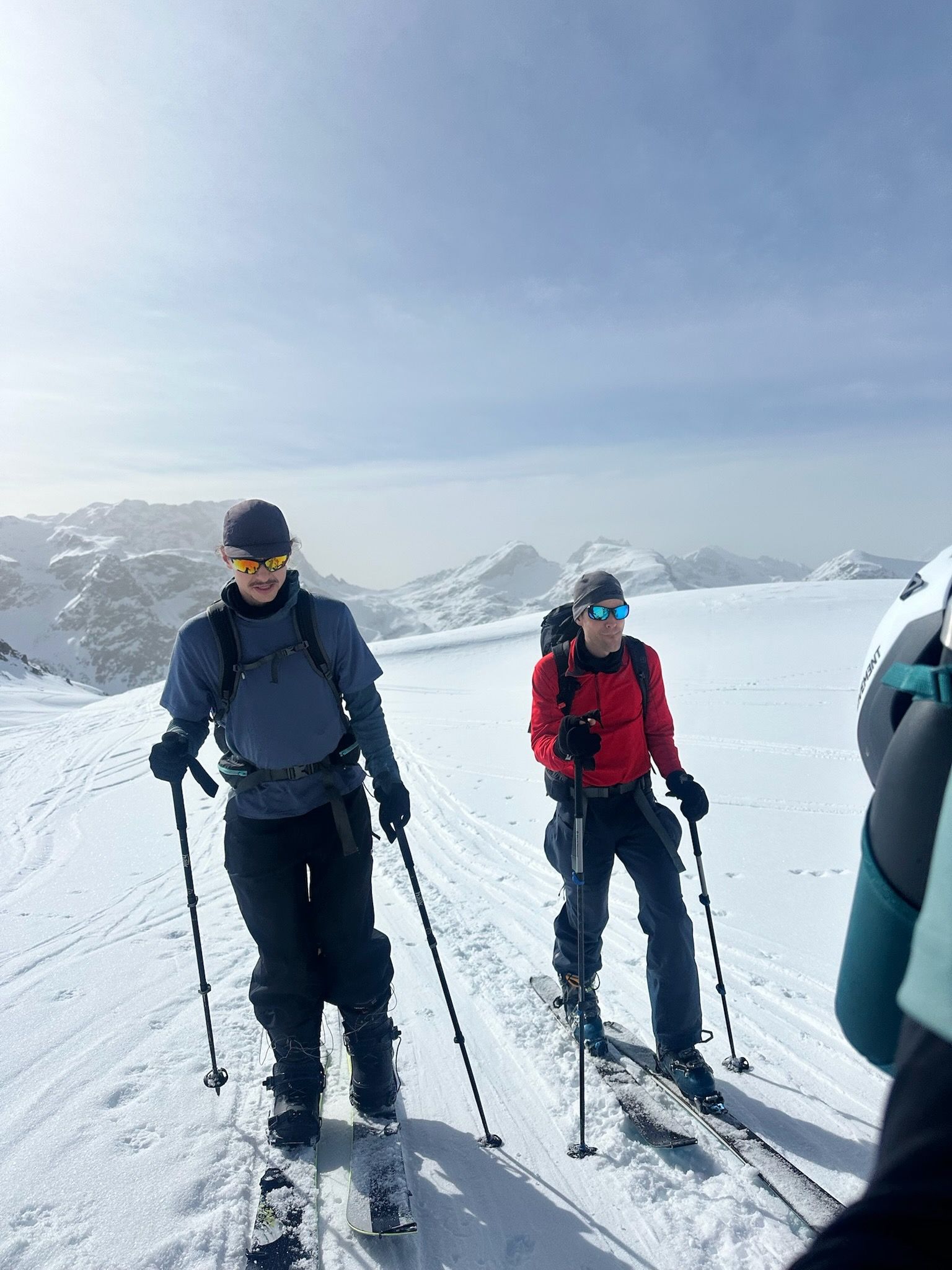 Simon mit Splitboard