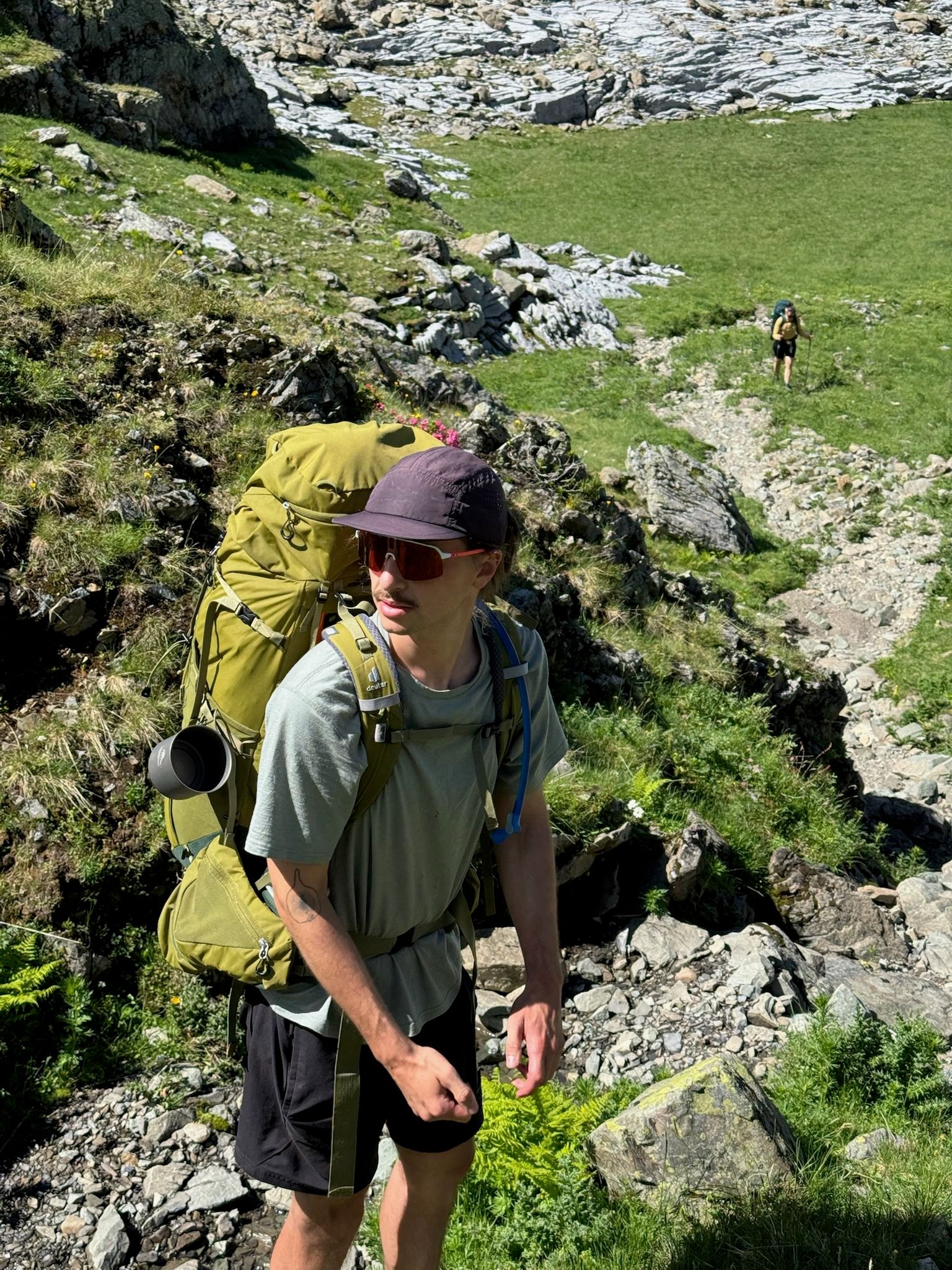 Simon am Wandern