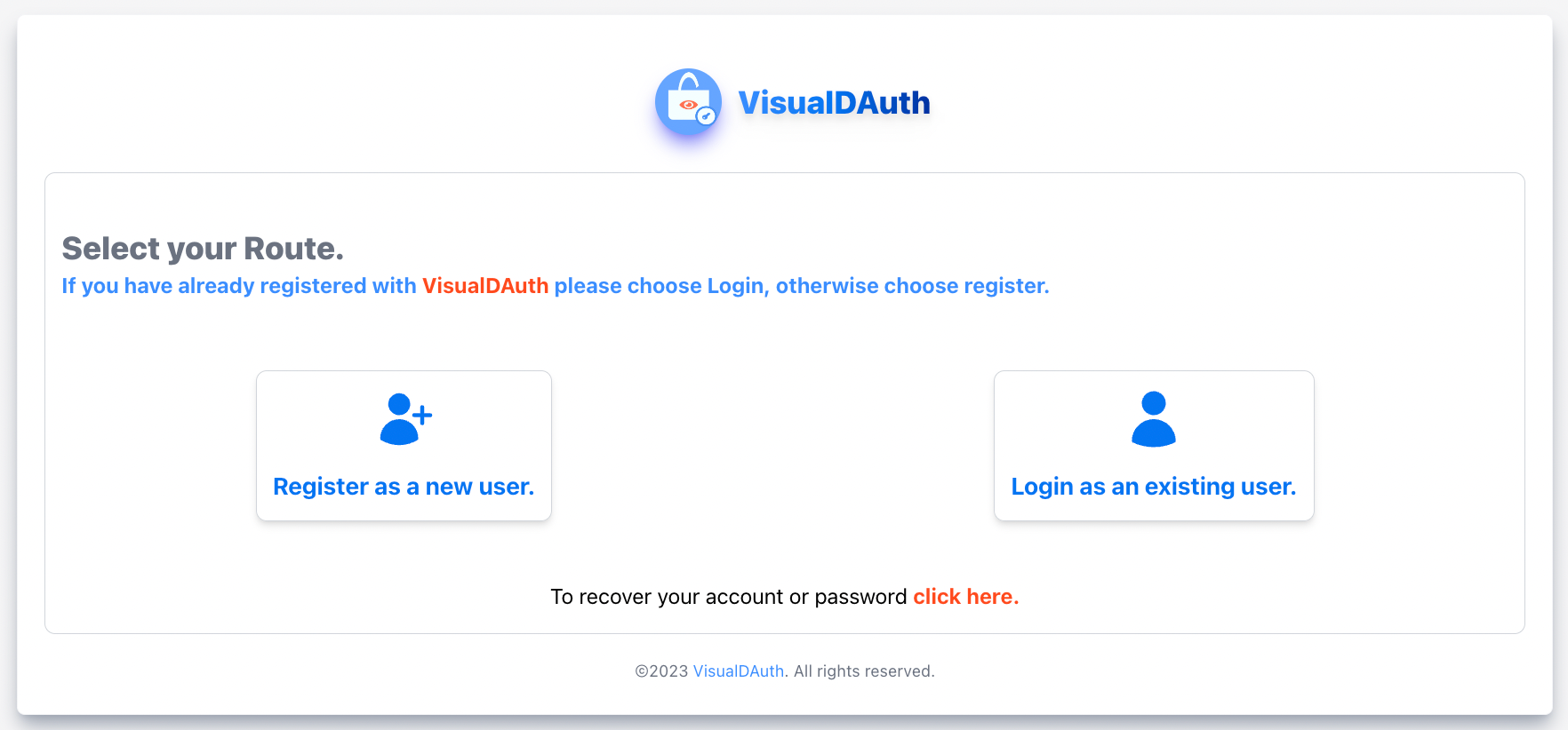 Visual-D-Auth 