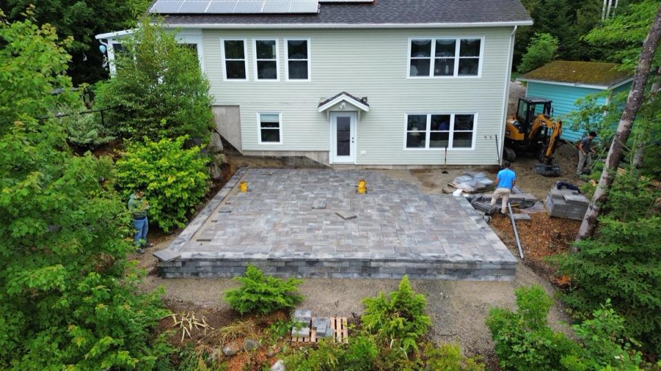 Paver Patio Install — Halifax