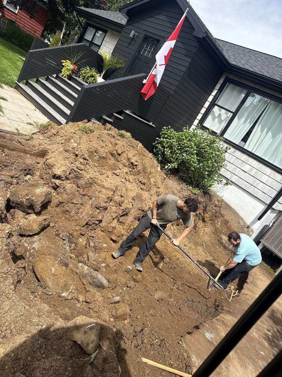 Front Entry Excavation — Halifax