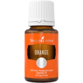 Orange oil bottle