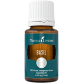 Basil oil bottle