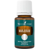 Marjoram oil bottle