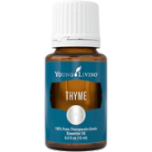 Thyme oil bottle