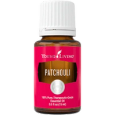Patchouli oil bottle