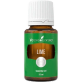Lime oil bottle