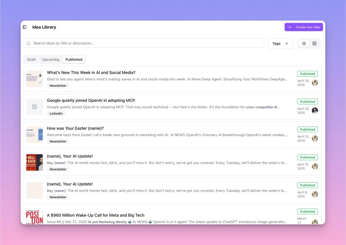 New App Design