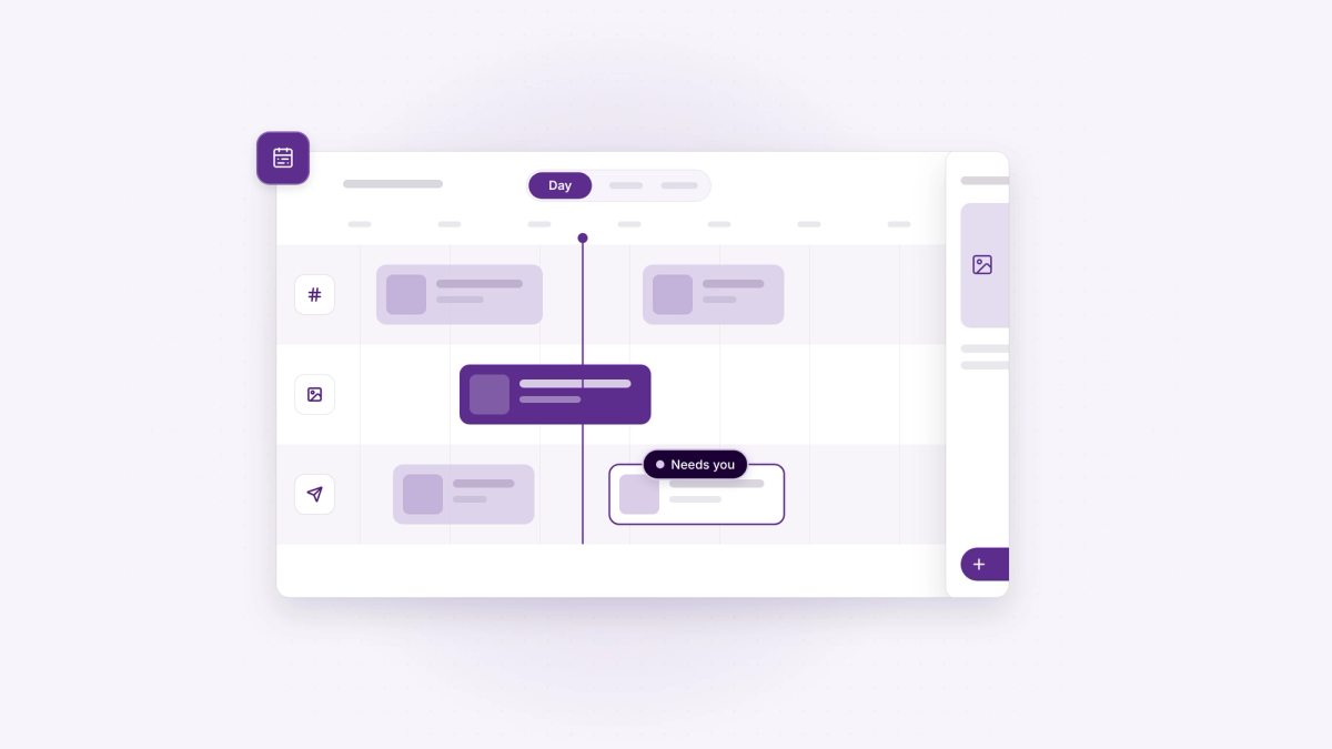 Illustration: Posts now opens on your calendar