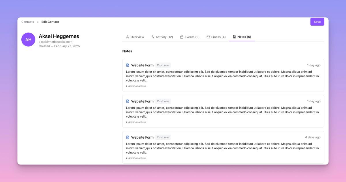 Notes Automation Flow