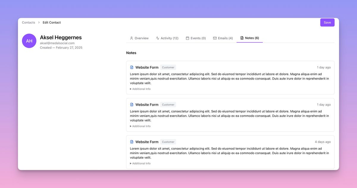 Notes Automation Flow