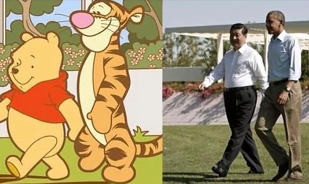 Winnie the Pooh compared to the Chinese President Xi Jinping