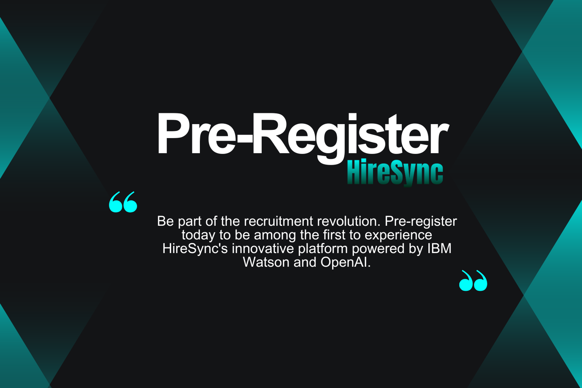 Pre-Register with HireSync