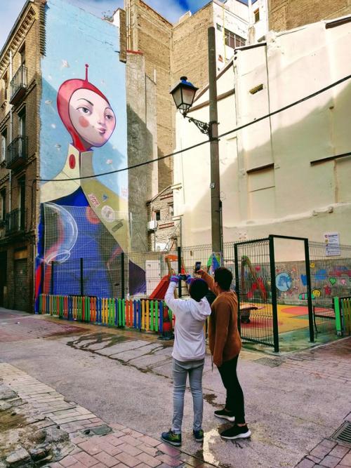 Pignartelli: intervención fotográfica con mujeres del barrio Pignatelli, Zaragoza (8)