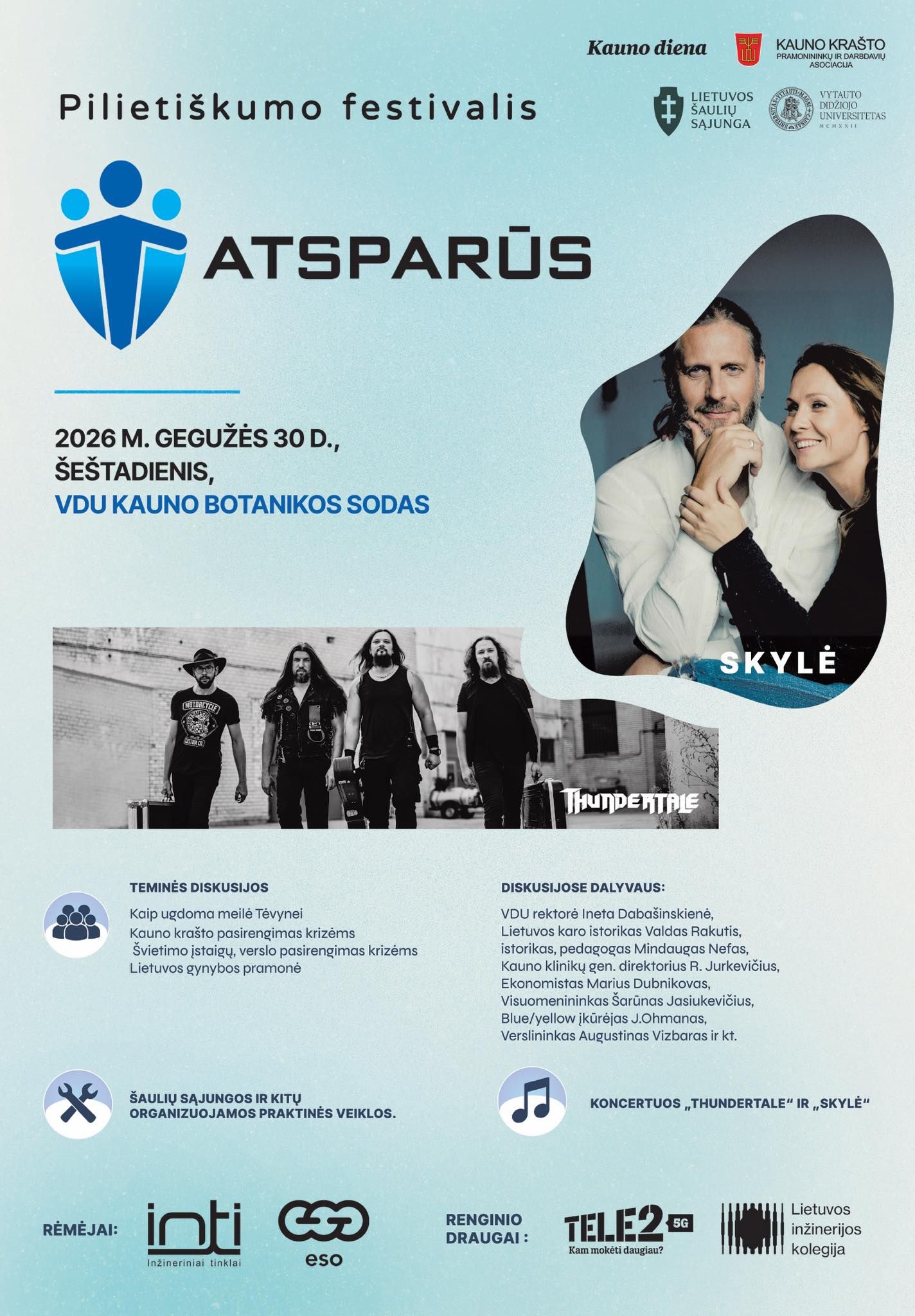 PILIETIŠKUMO FESTIVALIS "ATSPARŪS" nuotrauka