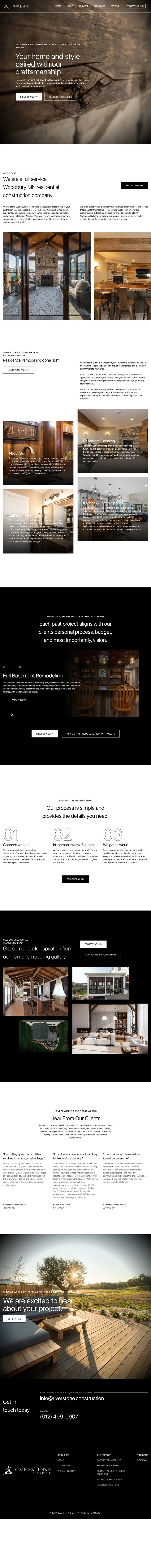 Woodbury website development