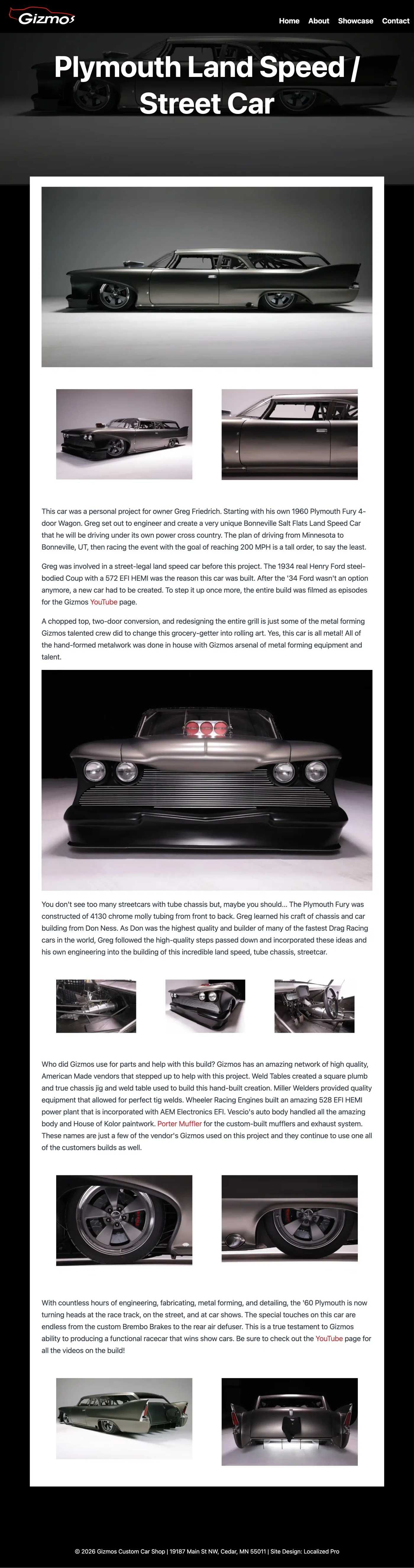 Auto Shop Website Developer