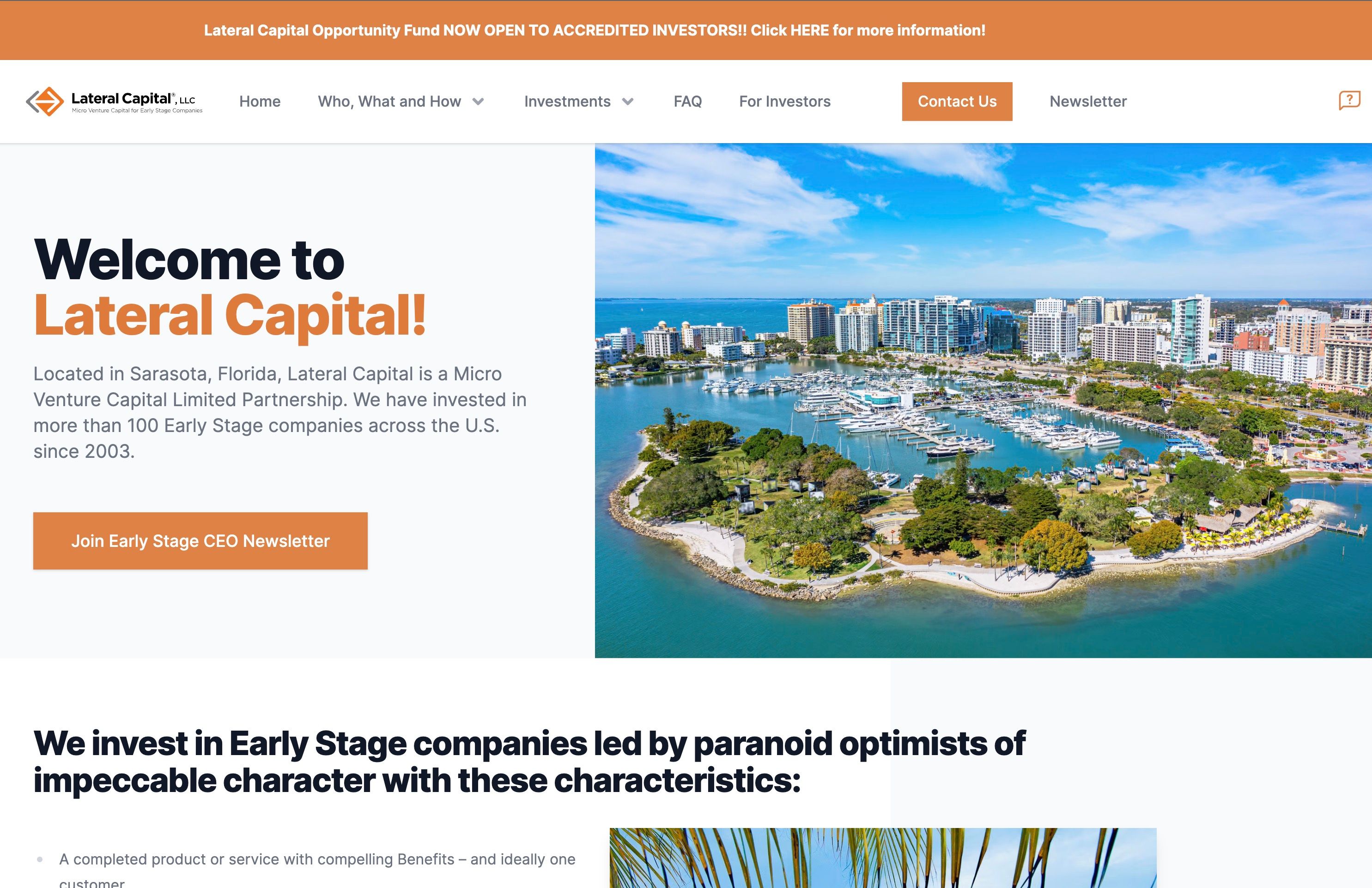 Investor Website Development Minnesota