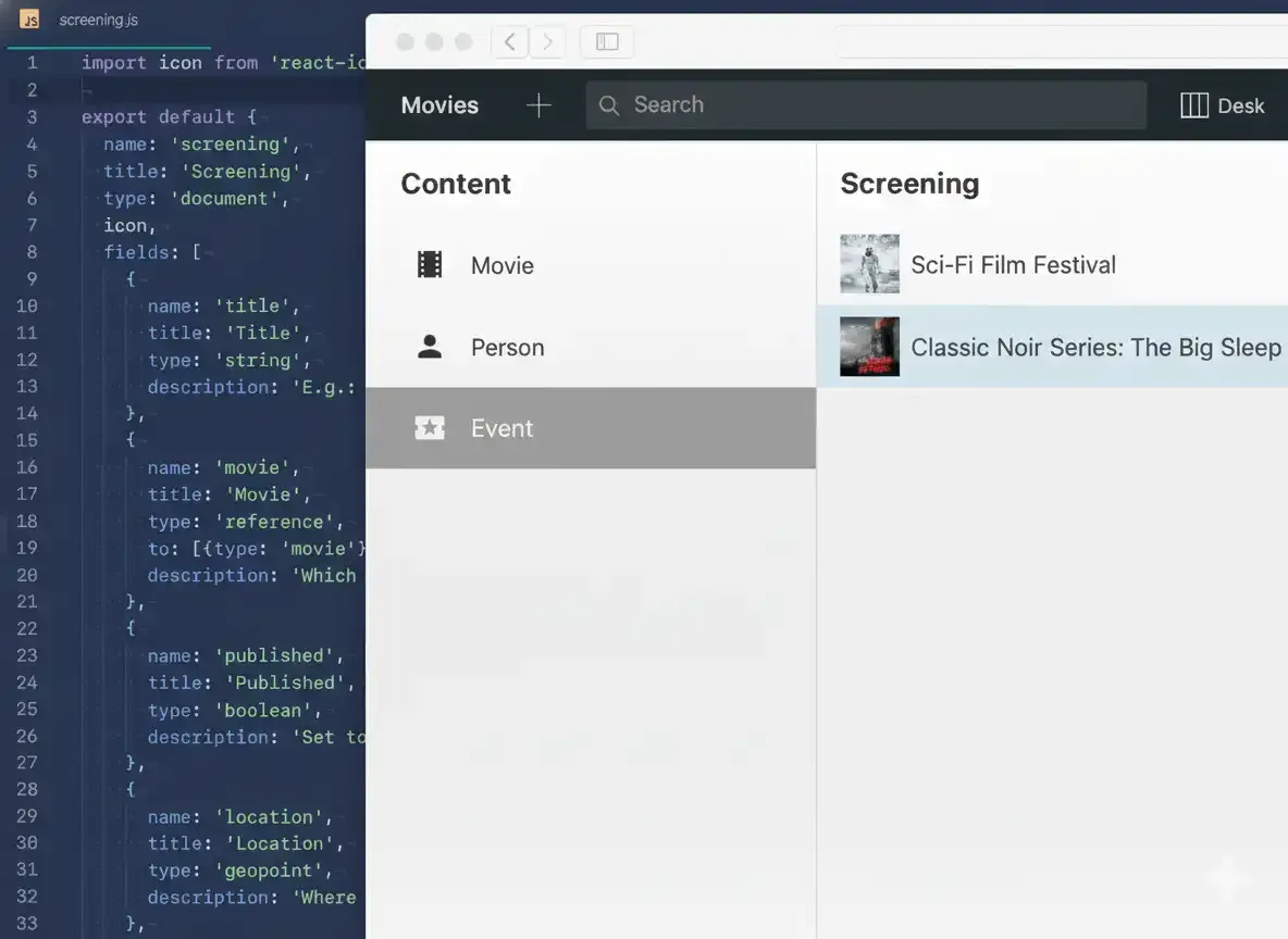 content operating system development