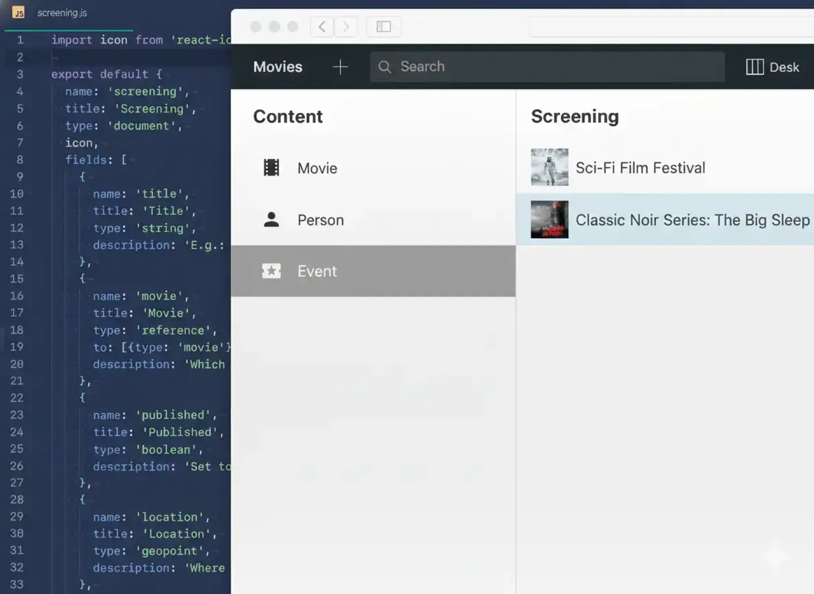 content operating system development