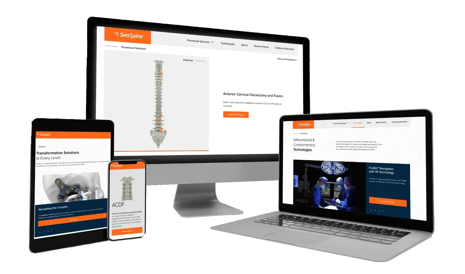 Medical Company Website Development