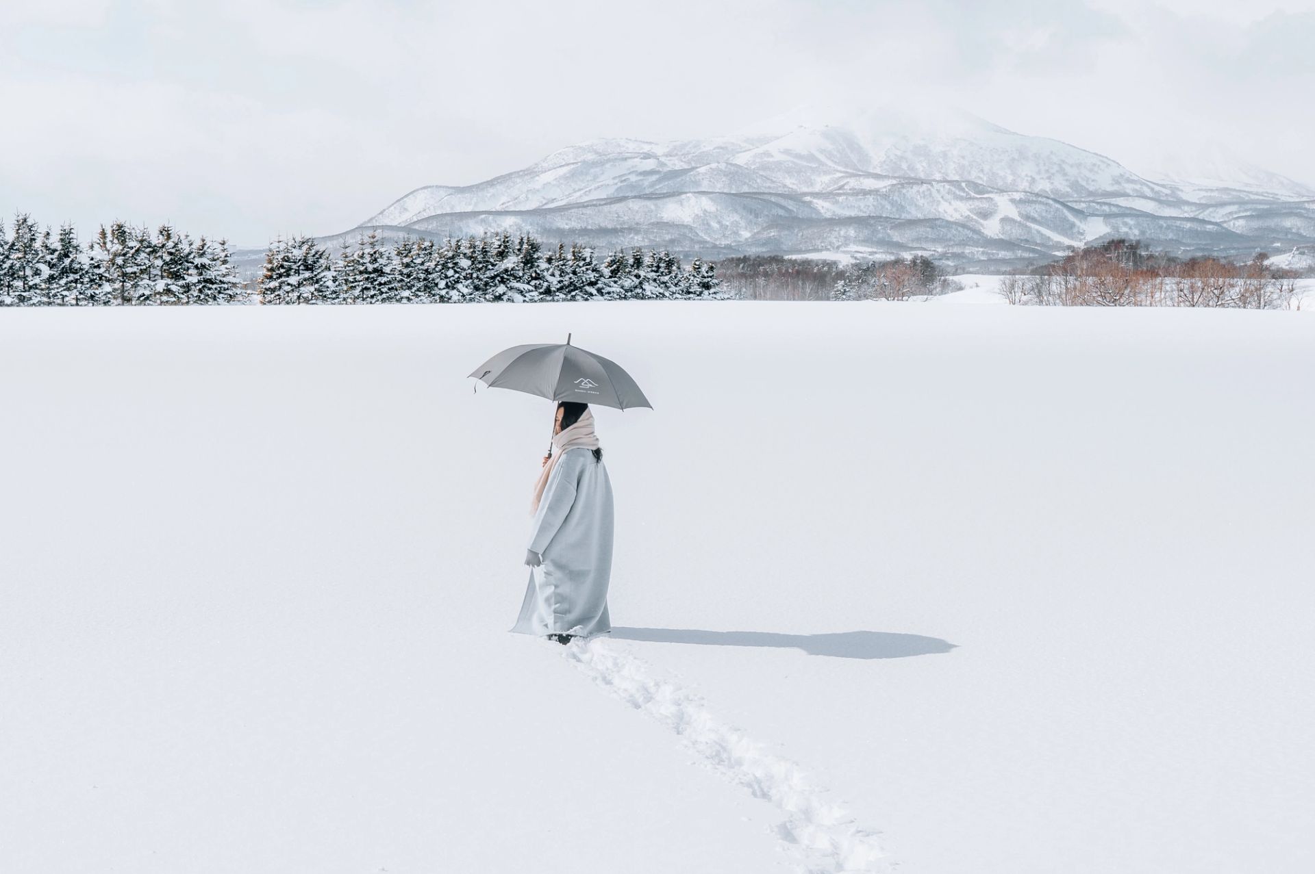 Alone in White
