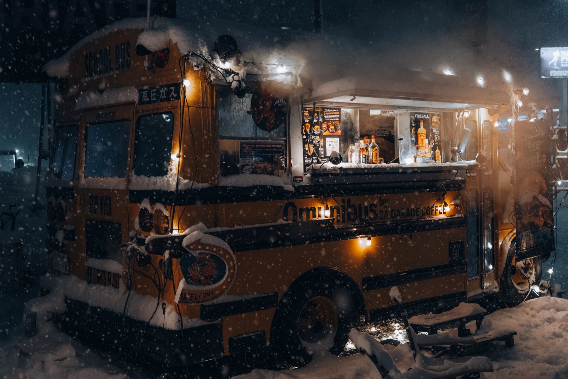 Yellow Bus Night