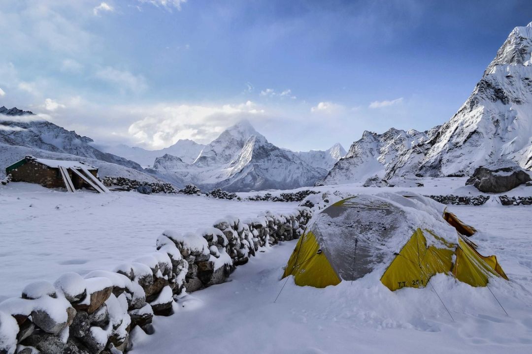Winter Ridge — First light on fresh snow.