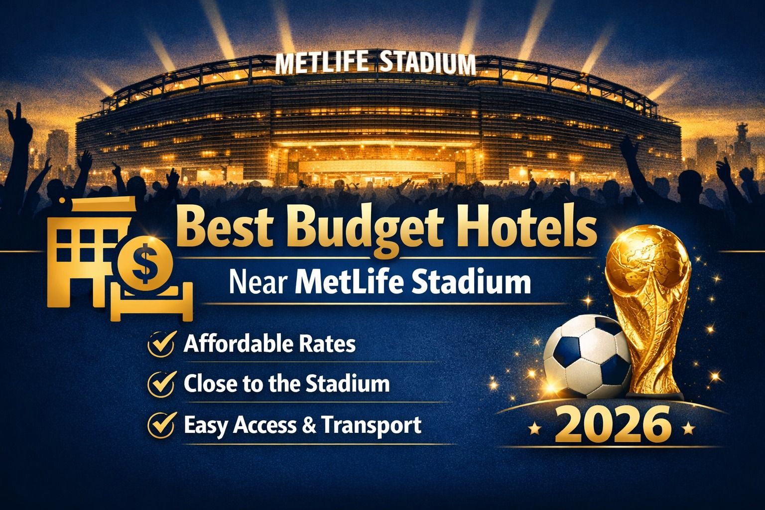 Cheapest Hotels Near MetLife Stadium for the FIFA World Cup 2026 Final