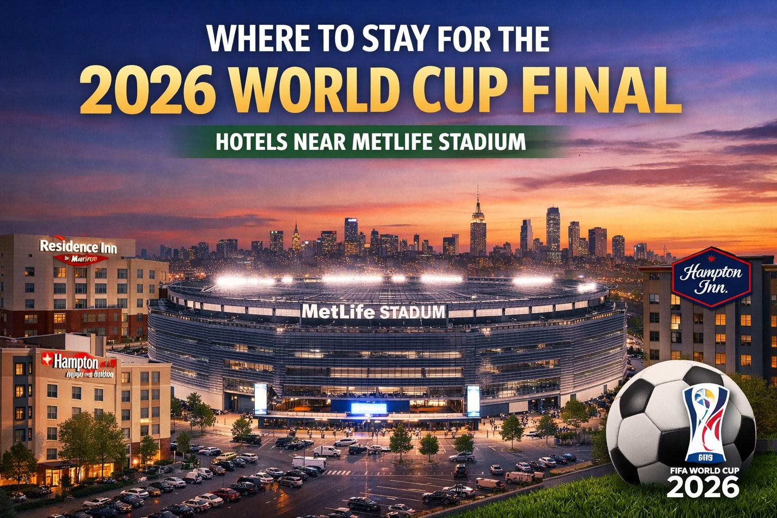 Where to Stay for the 2026 World Cup Final Near MetLife Stadium